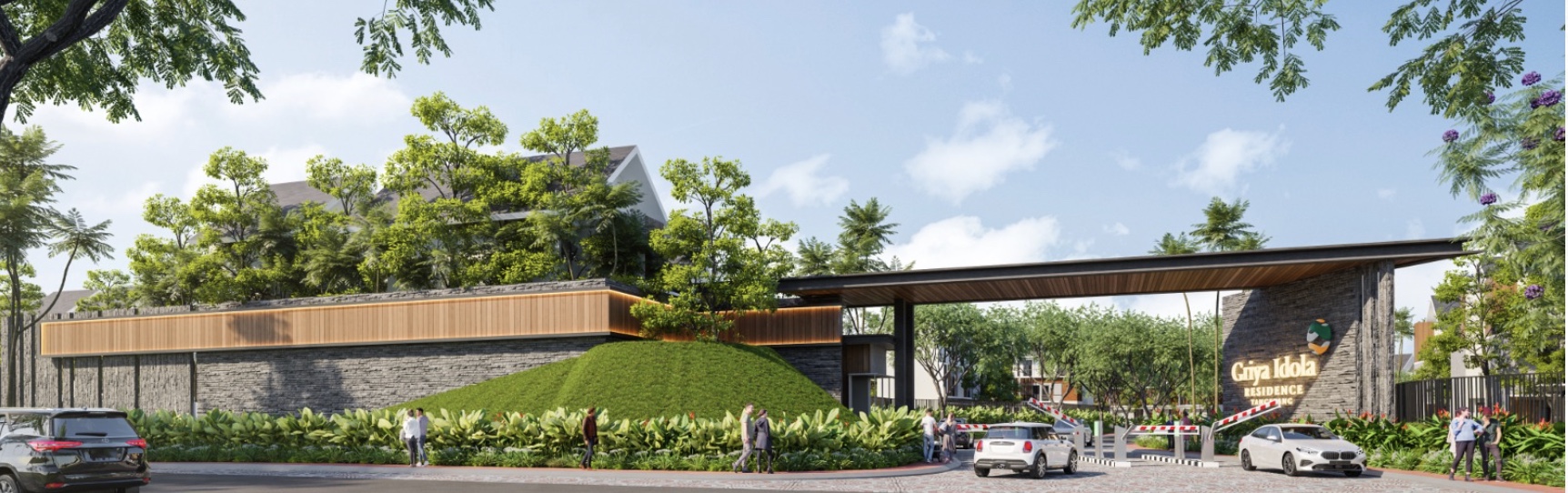 Gerbang Depan Cluster Aspen Griya Idola Residence