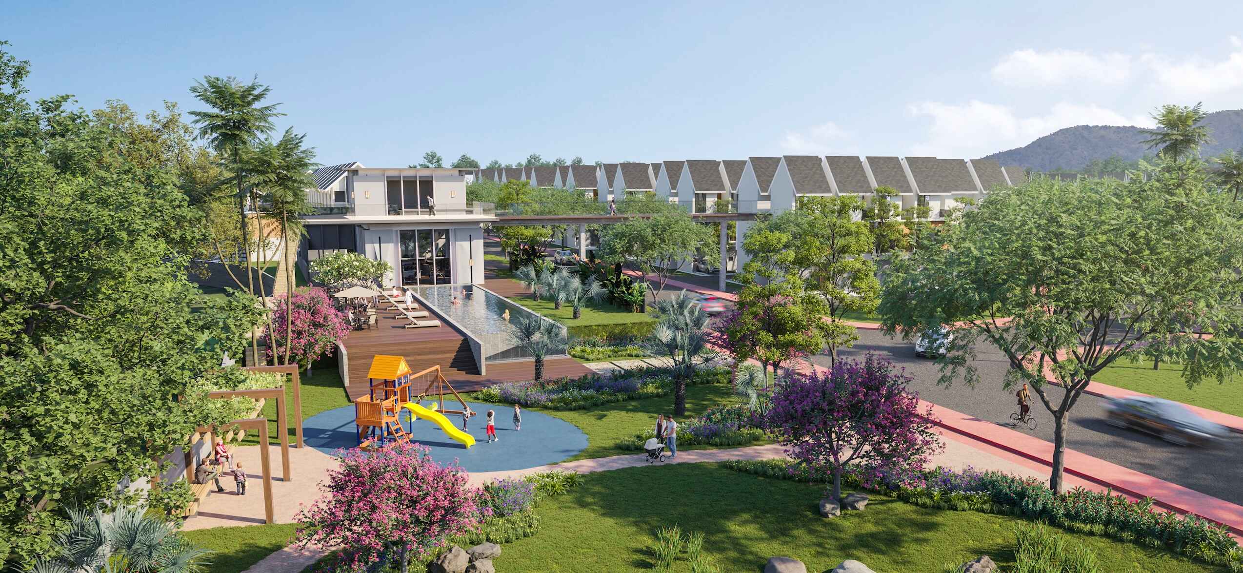 Playground Rumah Cluster Aspen Griya Idola Residence 