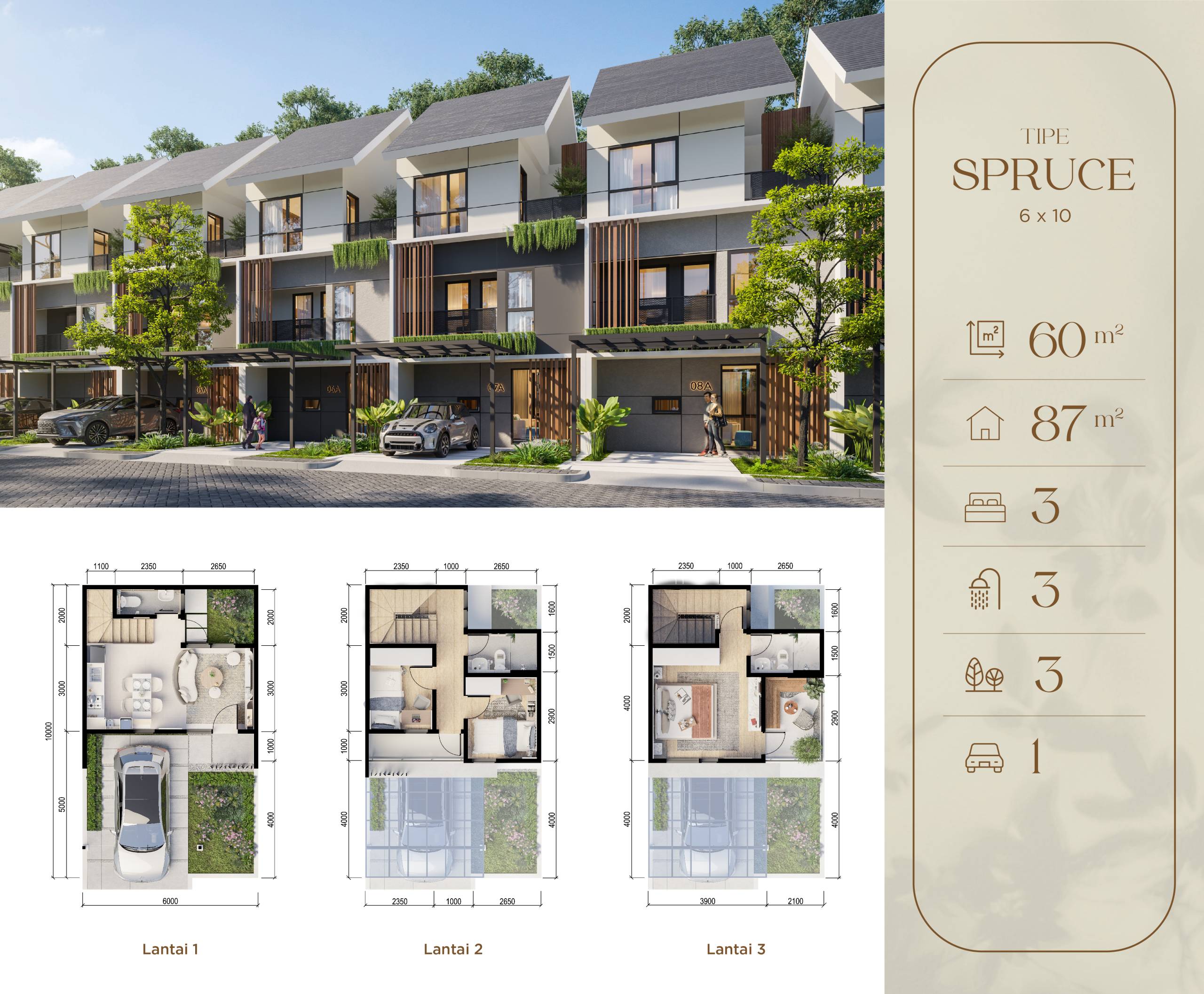 Spruce Cluster Aspen Griya Idola Residence Tangerang