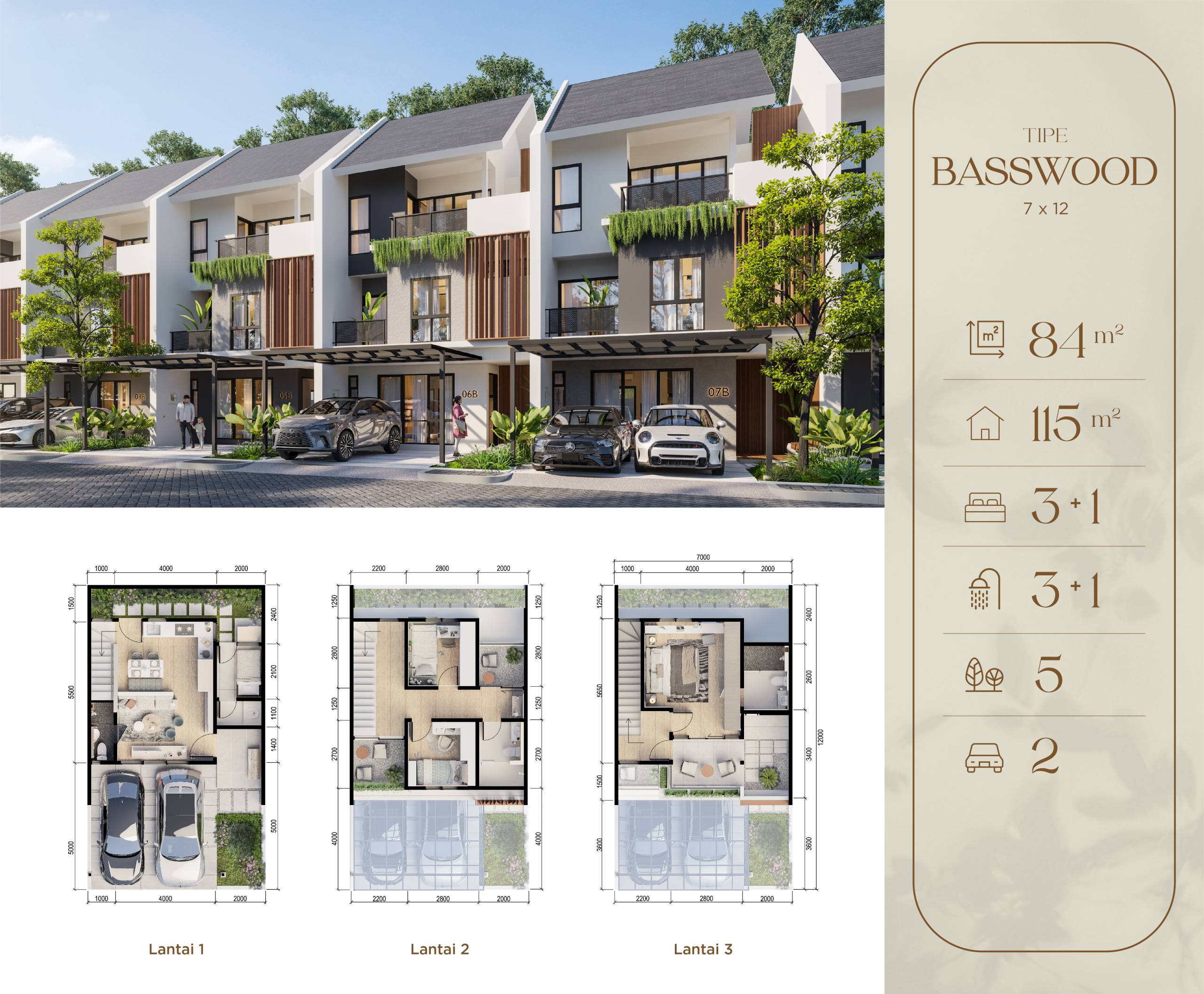 Basswood Cluster Aspen Griya Idola Residence Tangerang