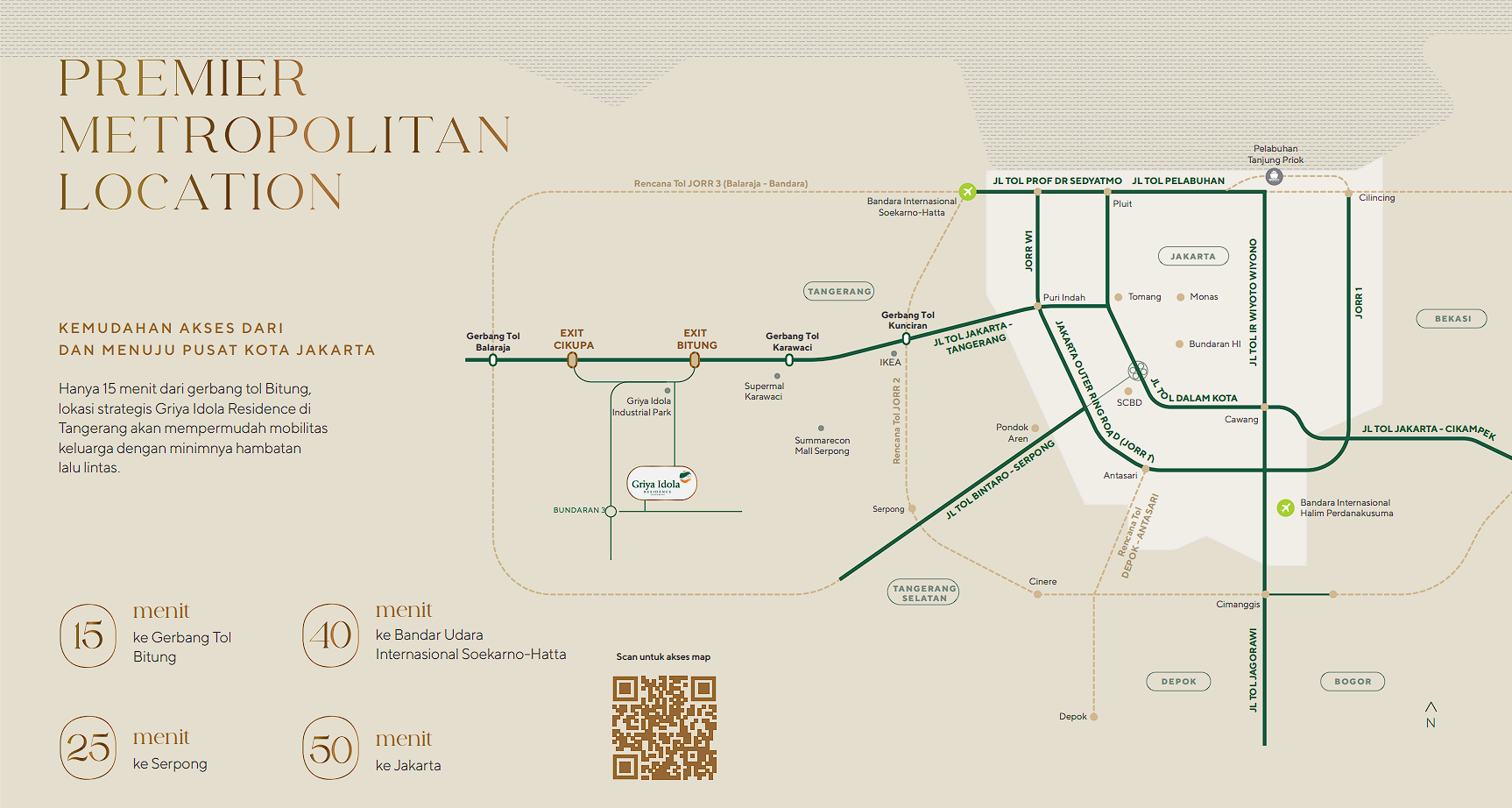 Lokasi Strategis Perumahan Terbaru Griya Idola Residence di Tangerang